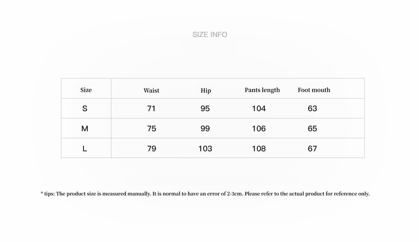 "Wantful Fantasy" Heavy Industry Washed Spray Colored Wide Leg Jeans Women's Low Waist Straight Leg Bootleg Pants-3