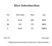 Tencel acetate plaid irregular A-line skirt"Full-level ballet"