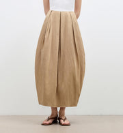 "Peninsula Art" Styling Flower Bud Skirt High Waist Skirt for Women