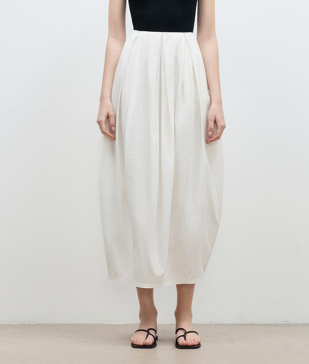 "Peninsula Art" Styling Flower Bud Skirt High Waist Skirt for Women