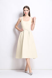 American Classic Slim Fit Waist Cinching Midi Dress - Starlit Wardrobe Dresses