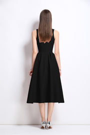 American Classic Slim Fit Waist Cinching Midi Dress - Starlit Wardrobe Dresses