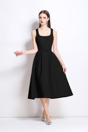 American Classic Slim Fit Waist Cinching Midi Dress - Starlit Wardrobe Dresses
