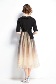 Gradient Champagne Formal Evening Dress – Elegant Women’s Evening Gown - Starlit Wardrobe Dresses