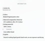 Heavy High - density Silk Luxury High - end Skirt for Women"Above the Flying Clouds" - Starlit Wardrobe skirts