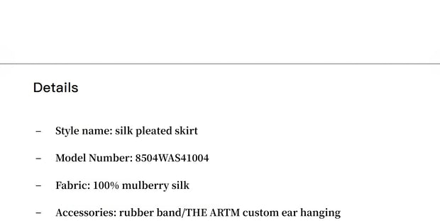 Mulberry silk custom pleated irregular hem skirt for women - Starlit Wardrobe skirts