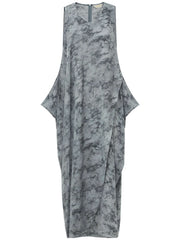 Serene Zen Tie - Dye Print Tank Dress – Artistic Women’s Summer Dress - Starlit Wardrobe Dresses
